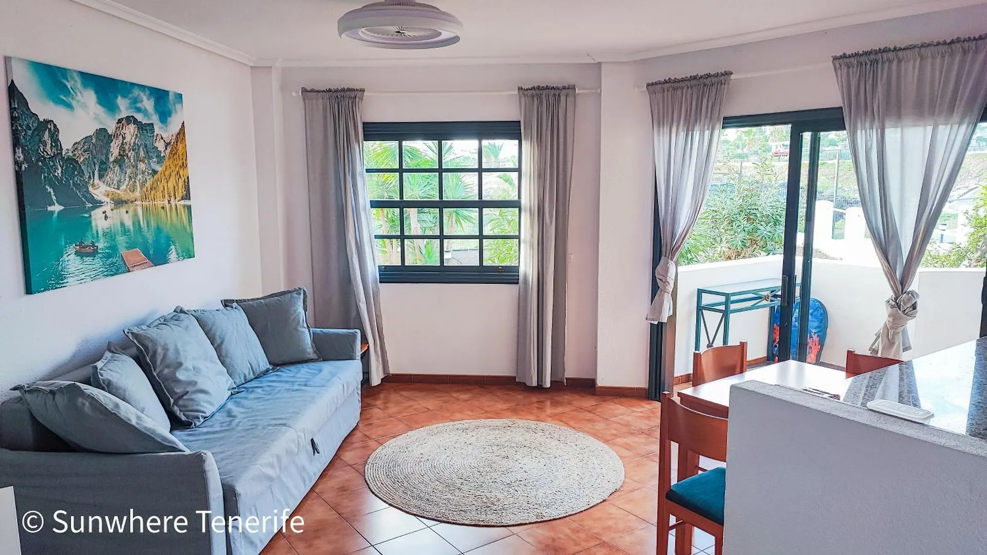 Spacious Apartment With Private Garden In Tenerife South San Miguel de Abona